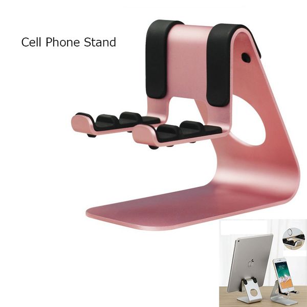 

desktop сотовый телефон стенд [обновлено solid version], 3мм толщина алюминиевого подставка держатель для мобильного телефона, iphone, table