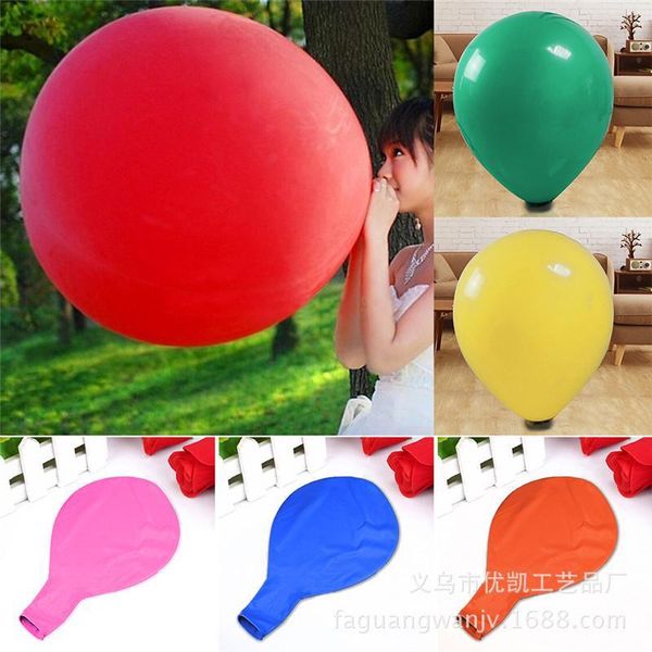 Palloncino grande da 36 pollici grande palla piatta 25 g / solo fotografia di matrimonio decorazione di nozze disposizione del partito palloncino scoppiante