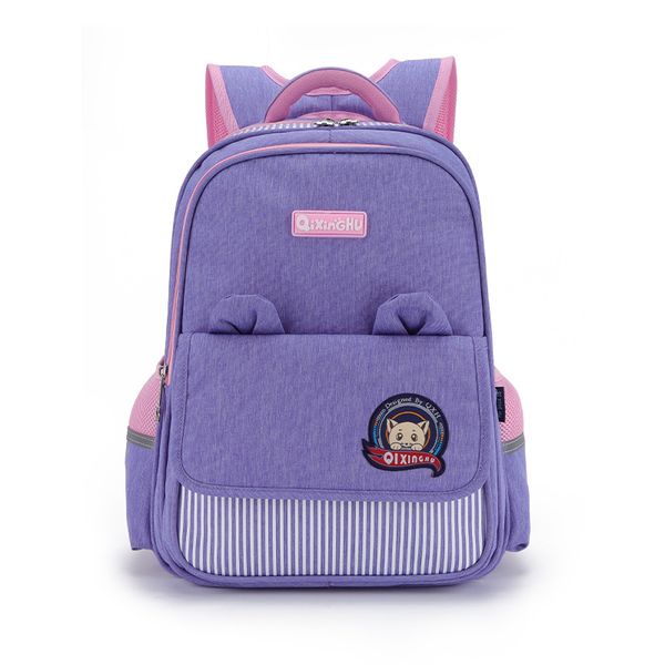 

kids school bags for boys girls primary school backpack princess oxford solid large capacity stripe cartoon bookbag big 2020 new