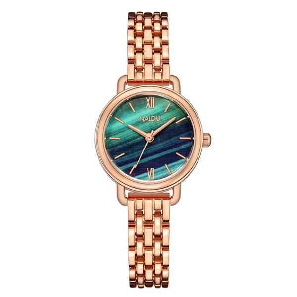 

simple marble dial women watches fashion stainless steel watch ladies quartz dress female clock wristwatches relogio feminino, Slivery;brown