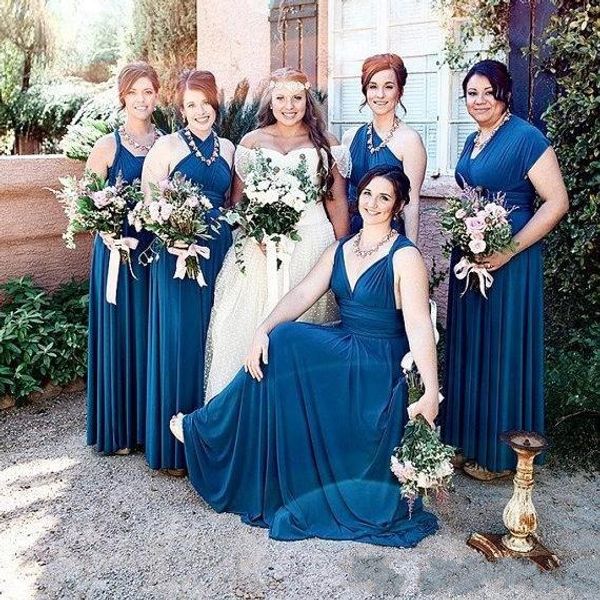 navy convertible bridesmaid dress