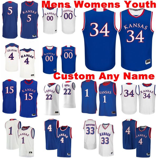 

канзас jayhawks джерси элайджа elliott джерси jalen уилсон teahan enaruna майкл янкович колледж баскетбол трикотажные мужские пользовательск, Black;red
