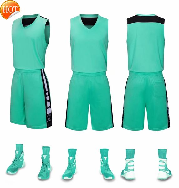 

2019 new blank basketball jerseys printed logo mens size s-xxl price fast shipping good quality starsport teal st001aa1, Black;red