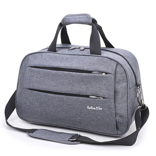 

men travel handbag weekend carry on luggage bags men duffel shoulder bag luggage overnight gray maletas de viaje