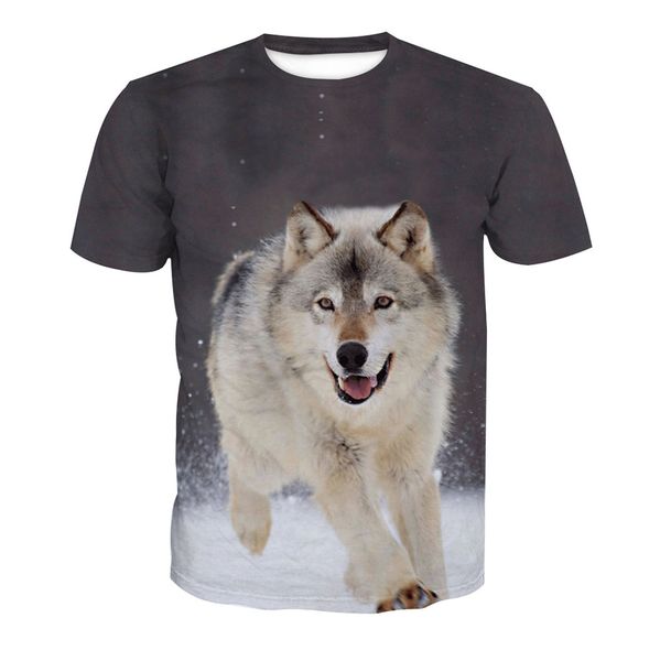 

wolf 3d печати прохладный tshirt мужчины женщины моды 3d hip hop tshirt печать животных с коротким рукавом лето top tees тенниска мужчина, White;black