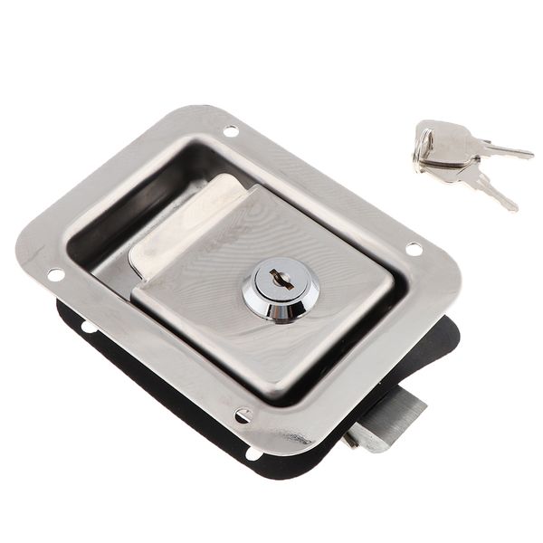

rv paddle door lock latches handle truck tool box trailer camper with keys