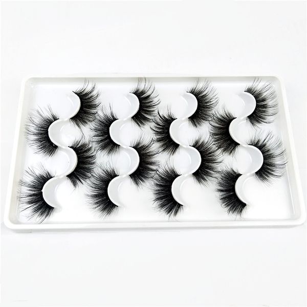 

3d 25mm lashes faux mink eyelashes thick false lashes criss-cross wispies fluffy eyelashes extension for make up