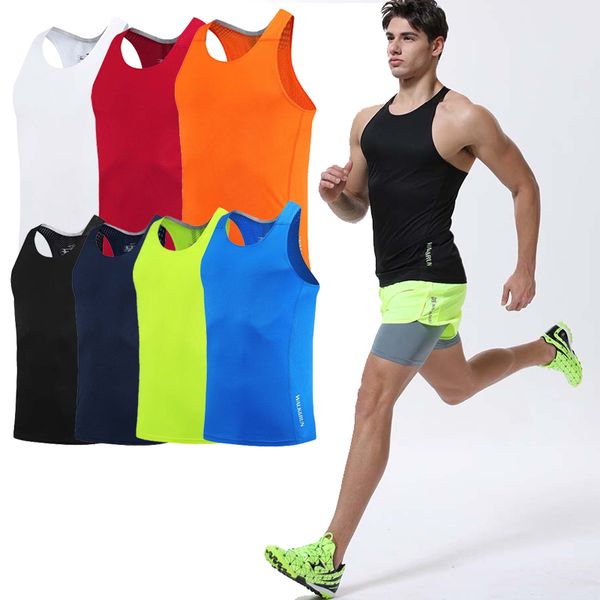 

mens running vest gym sleeveless shirt summer slim tank s-4xl 2019 men sport fitness vest workout training man singlet tee, Black;blue