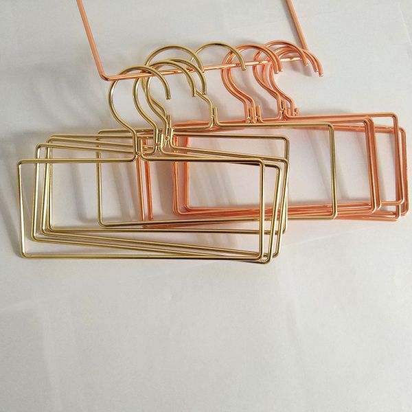 

rose gold metal hanger towel socks clothes storage rack lingerie bra organizer