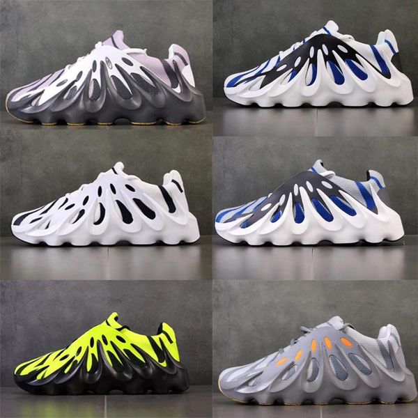 

latest kanye west 451 pairs of designer sneakers designed specifically for men's wave runner volcano black and white casual shoes