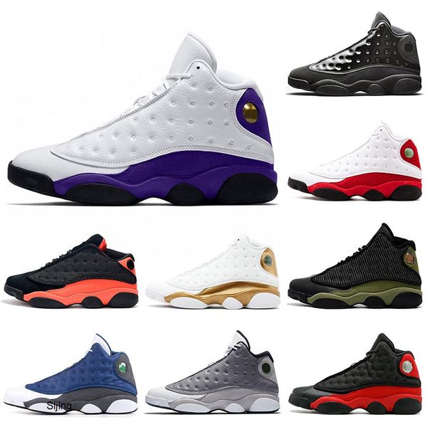 

jumpman lakers court purple 13 mens basketball shoes 13s xiii flint atmosphere grey cap and gown dmp chicago black infrared men trainers