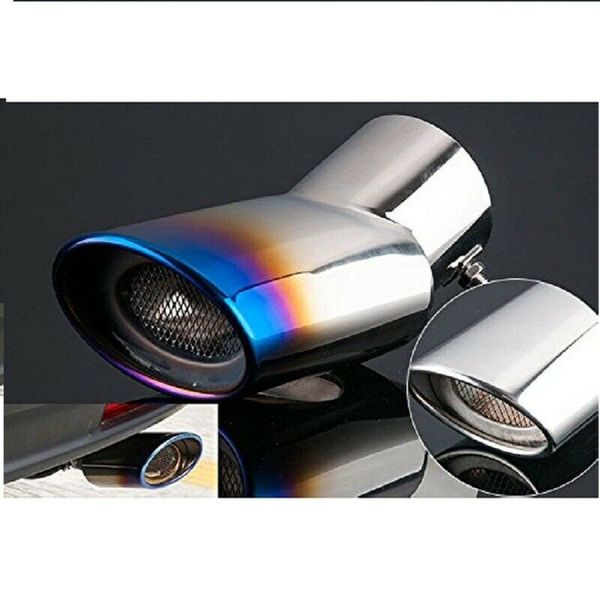 

blue tailpipe exhaust muffler tail pipe fit for crv cr-v 2017-2019 2pcs