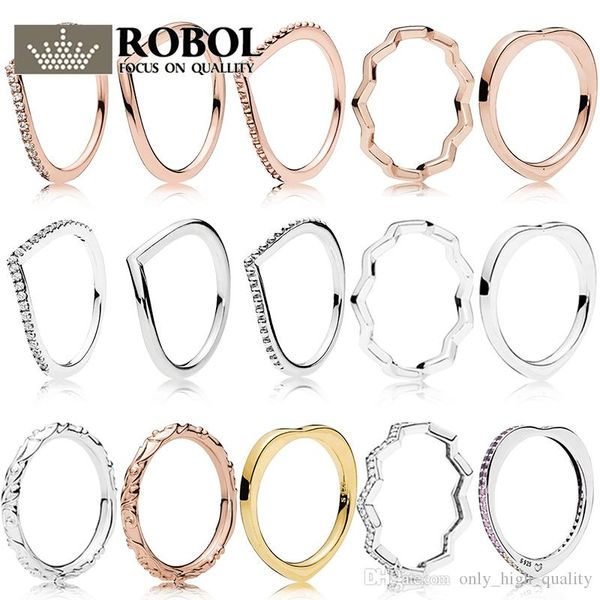 

original 925 sterling silver diy popular brand ring woman jewelry gift with original engraving wholesale