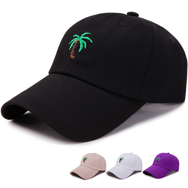 

baseballcap summer outdoors palm tree printed visor baseball cap adjustable hat czapka baseballowa casquette de baseball, Blue;gray