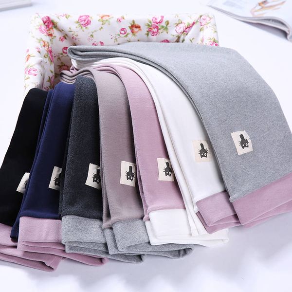 

spring summer thin cat leggings women high waist stretch cotton leggings pencil pants plus size skinny leggins women c4328, Black