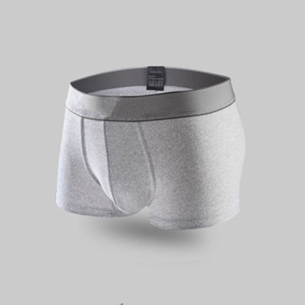 

designer mens u convex boxer briefs printing cotton men underwear flat angle underpants male breathable panties, Black;white