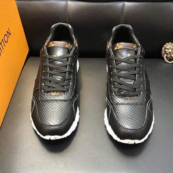 

Мужская обувь 1A418K стиль RUN AWAY SNEAKER происхождение коробка обувь Chaussures pour hommes люксовый бренд спортивные тренеры зимние спортивные кроссовки