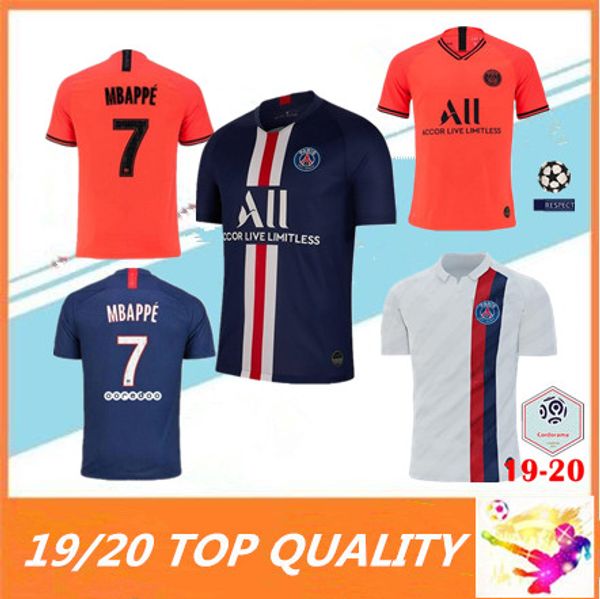 

Maillots de foot 19 20 PSG soccer jersey 2019 2020 Paris MBAPPE saint germain camisetas football shirt