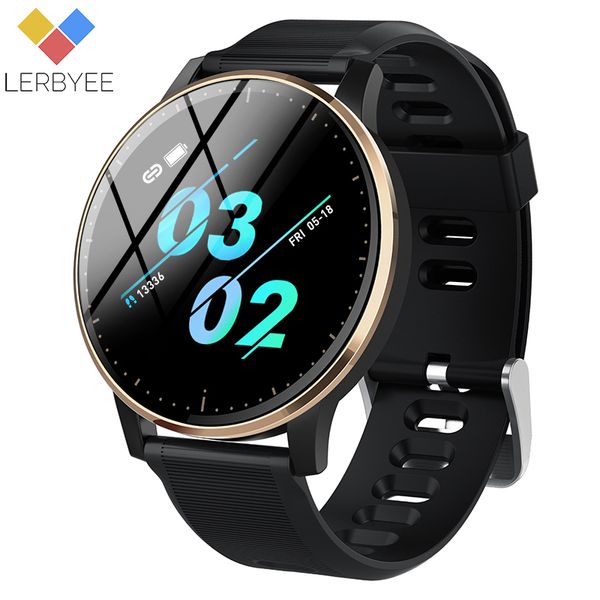 

lerbyee q20 smart watch waterproof ip67 heart rate monitor fitness watch blood preessure music control call reminder smartwatch men women, Slivery;brown