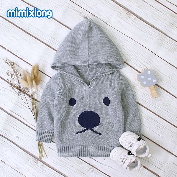 

cute kids baby boys girls sweaters casual outerwear toddler pullovers hoody long sleeve infant bebes jumpers child knitwear, Blue