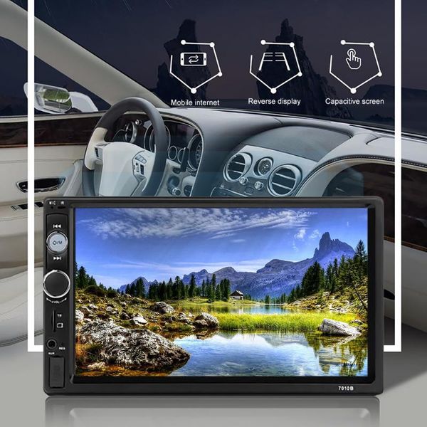 

universal 2 din car multimedia player 7" touch screen autoradio car stereo mp5 player auto radio bluetooth multimedia