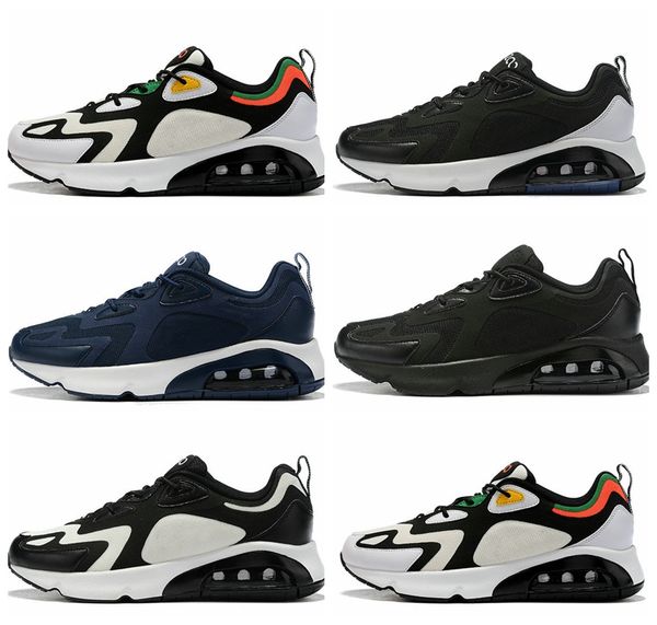 

2019 new 200 mens running shoes black blue white designer sports sneakers fashion men trainers cushion zapatos scarpe schuhe des chaussures