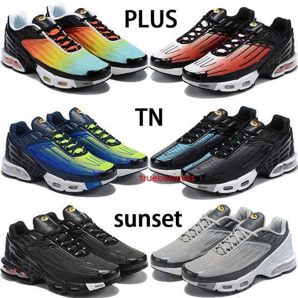 

2020 mercurial tn plus iii 3 tn running shoes triple black white red spider shoes men women outdoor trainers sport sneakers 36-45