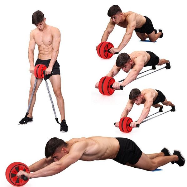 

silent anaerobic exercise abdominal wheel men and women muscle training home abdomen thin waist bodybuilding fitness equipment