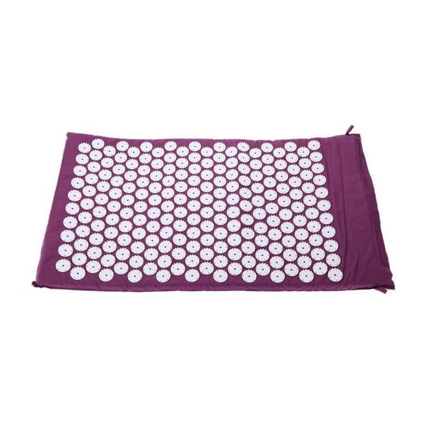 

carpet mat for acupressure acupuncture yoga massage + carry bag purple