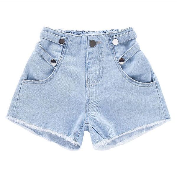 

2020 new wholesale girls denim shorts summer fashion girls shorts 4-9 t f294, Black