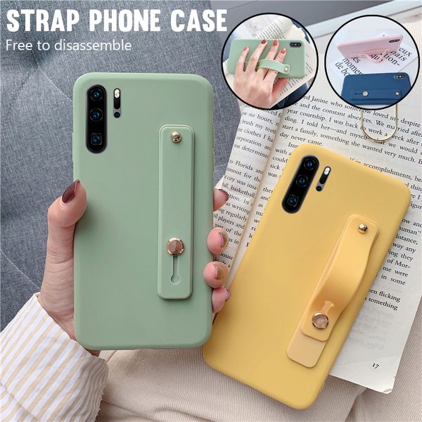 

wrist strap case for samsung galaxy s10 5g s10e s8 s9 plus a10 a20 a30 a40 a50 a60 a70 a80 a7 2018 m30 stand ring silicone cover