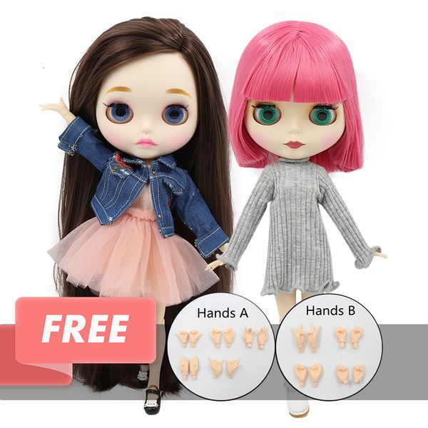 

1/6 icy фабрика игрушки bjd нео блит пользовательские куклы совместной / нормальное тело специального предложение на продажу случайного цвет