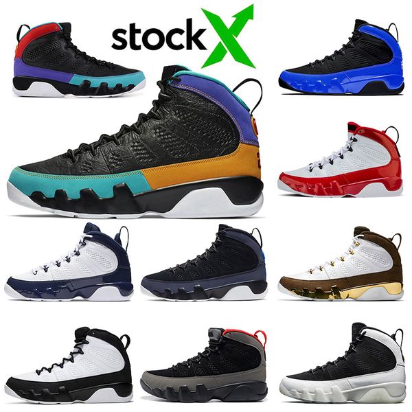 

qualty fashion stock x men basketball shoes 9s 9 dream it do it new 2020 racer blue trainers jumpman designer sneakers, White;red