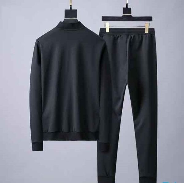 

fashion new men s designer tracksuits casual sport brand tracksuits autumn winter two-pieces suit asian size -3xl wholesar1, Gray
