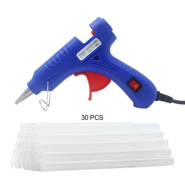 

glue gun high temperature heater melt glue gun 20w repair tool heating eu plug 7mm melt sticks