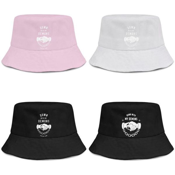 

demons sketchy tank tees hand mens and women buckethat styles cute bucket baseballcap down with my tank iron chains, Blue;gray