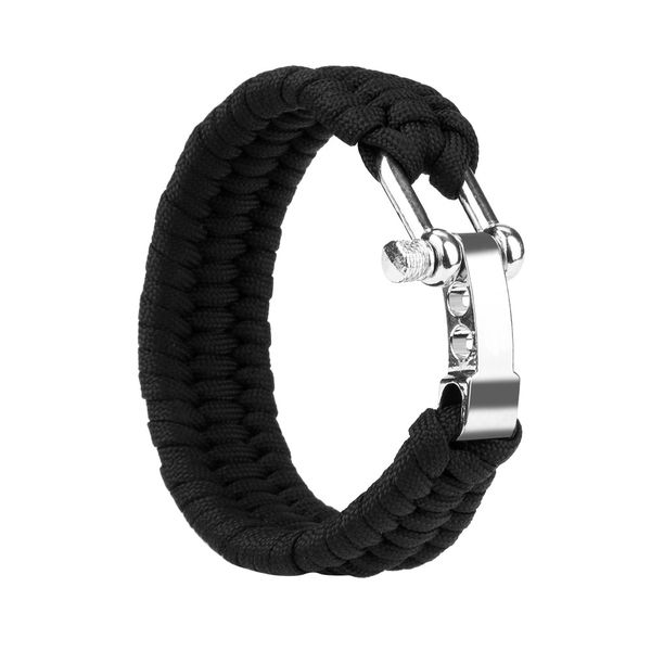 

20-25cm camping hiking emergency tactical survival braided rescue umbrella rope outdoor bracelets parachute cord paracord z0712
