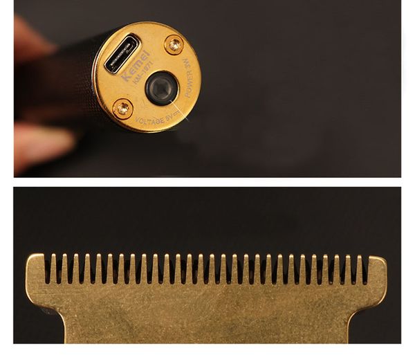 

kemei 1971 b pro li t-outliner rasoio a mano libera skelet zware hitter cordless trimmer barbermaskiner