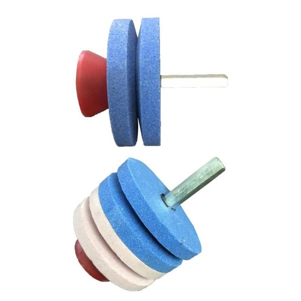 

lawnmower rotary drill blade garden tool sharpener abrasive grinding stone