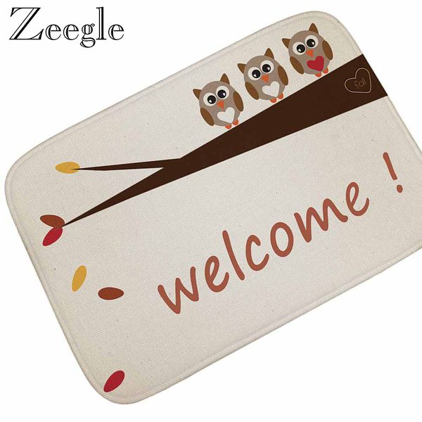 

zeegle floor mat doormat flannel outdoor rug foot mat hallway carpet non-slip living room rug shower washable indoor carpet