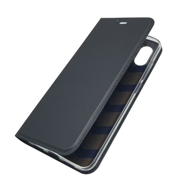 

держатель карты магнитный pu кожаный флип чехол для xiaomi mi 8