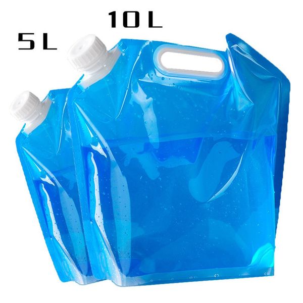 

hobbylane outdoor portable high-capacity foldable water container camping emergency survival water storage carrier bag