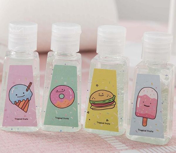 

quality creative universal home bath products cartoon cute fruit flavor portable wash-hand sanitizer hanging wash hand gel