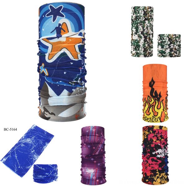 

tgzre shipping 2020 baseball team half face mask scarf turban bike motorcycle motorcycle scarf neck riding rpg ski scarf headband, Black