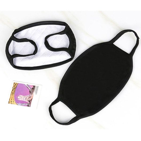 

black mouth mask outdoor fashion anti-dust cotton face mask winter warm mouth mask