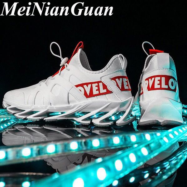 

slip on sneakers for men lightweight white sports shoes big size men's running shoes spring autumn comfort man jogging a9