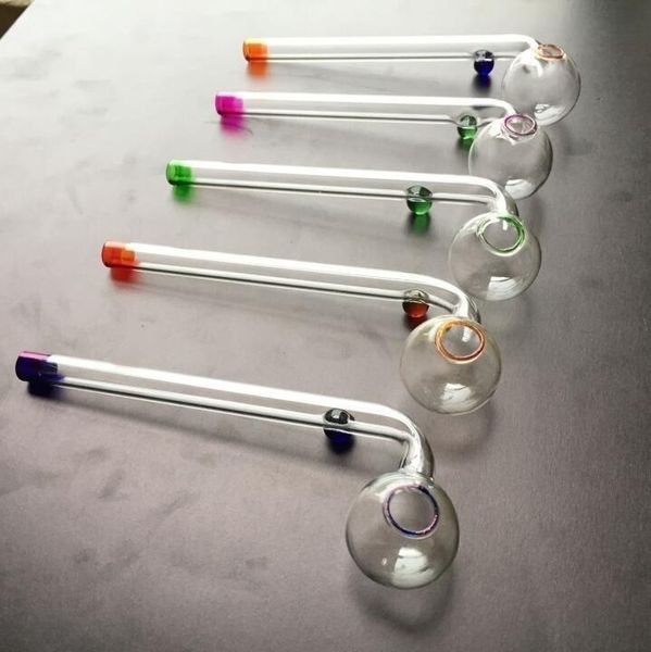 Pyrex vidro vidro queimador tubulação colorido de vidro grosso mão tubos de fumar com diferentes balanceador água artesanal cigarros tabaco acessórios de fumaça