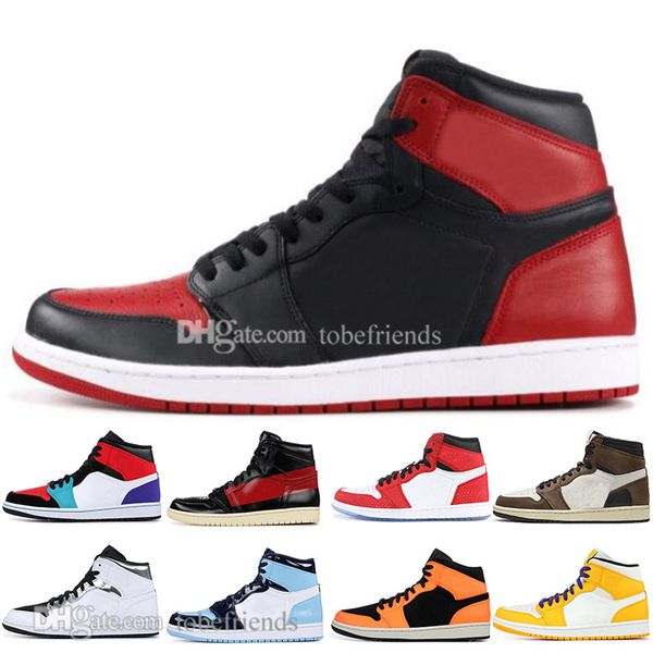 

new 1 high og travis scotts basketball shoes spiderman couture unc 1s 3 mens homage to home royal blue sport designer sneakers trainers