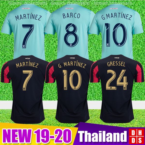 

19/20 New Atlanta United Soccer Jerseys 2019 2020 Pogba Nagbe Barco Villalba Gressel MARTINEZ FC Atlanta X Parley Kit football shirts