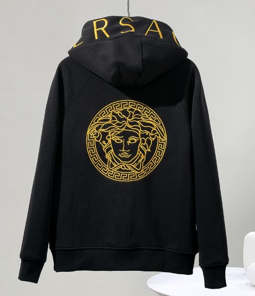 

mens versace mens дизайнер новый бренд высокого качества top версии mens женщин куртки зимы дорогих мужчин пальто с капюшоном на молнии паль, Black;brown